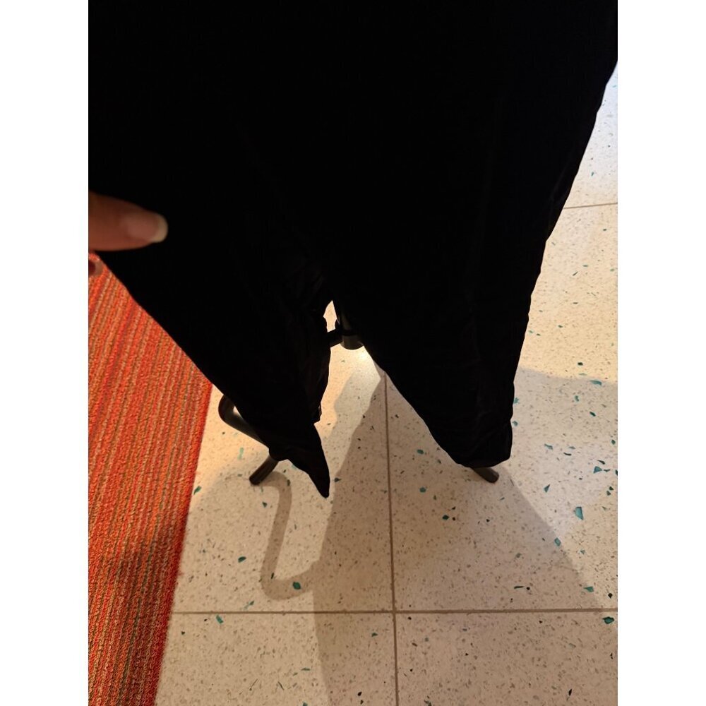Cattiva By Maya Jornot Womens Party Dress Size 8 Black Velvet Puff Vintage - Picture 7 of 8